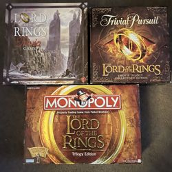 Lord Of The Rings Games
