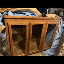 Solid Oak Hutch