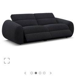 Black Reclining Sofa