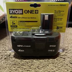 RYOBI BATTERY 