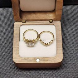 Engagement Ring Set With Wedding Band 