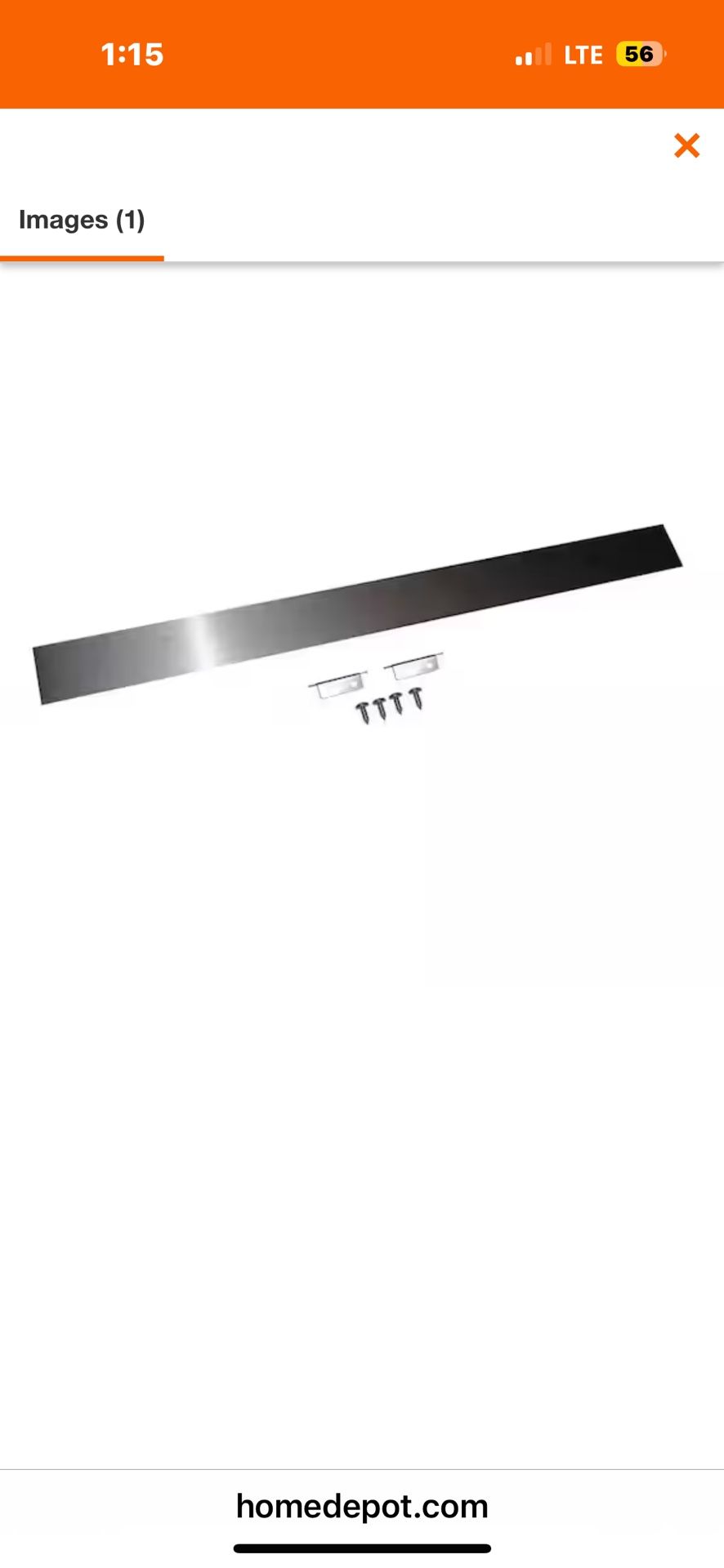 36" Slide In Range or Stove Rear Filler Trim Kit