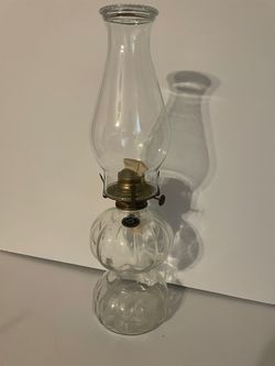 clear vintage lamp