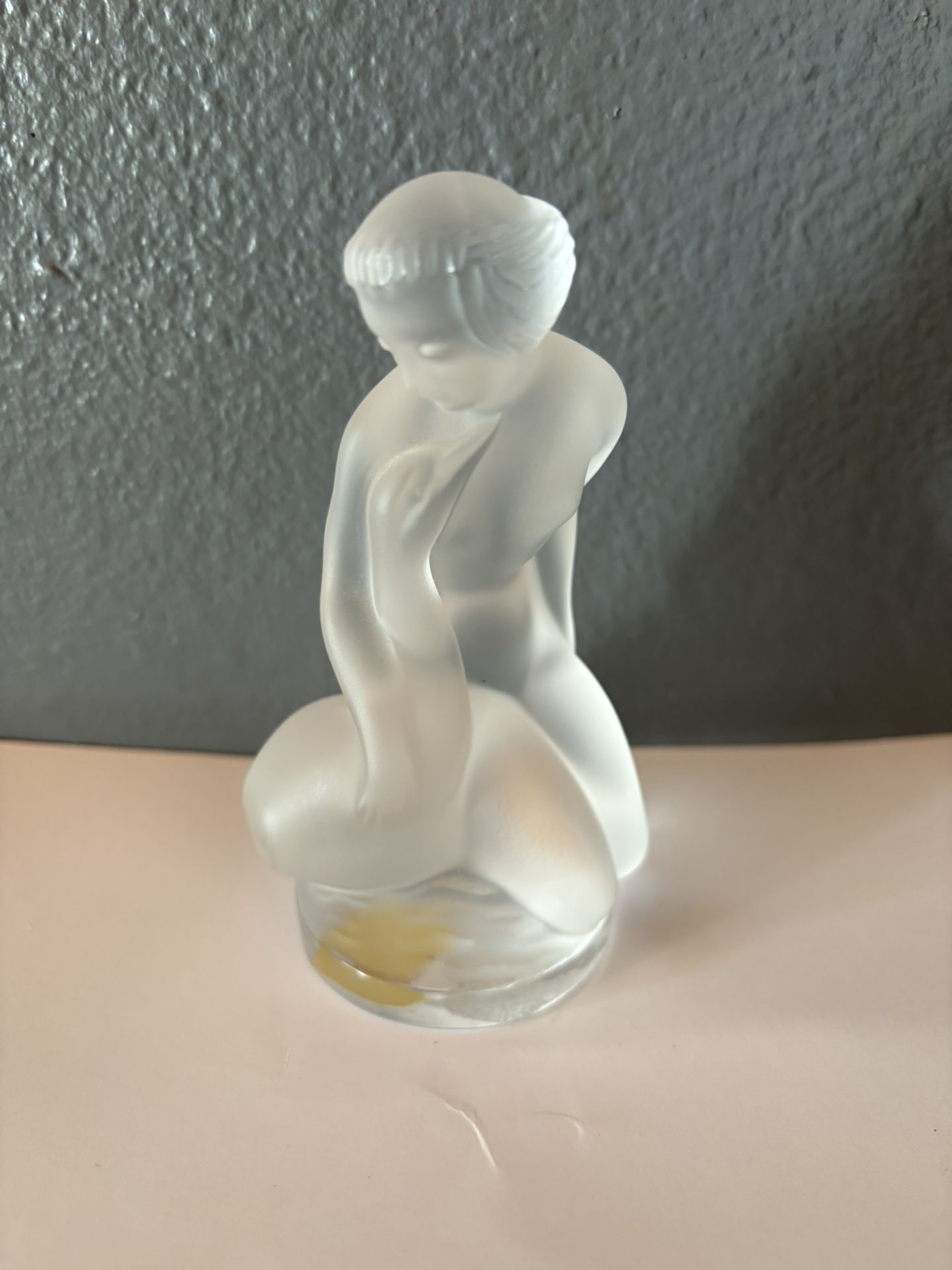 Lalique Vintage Collectible Leda With The Swan Statue