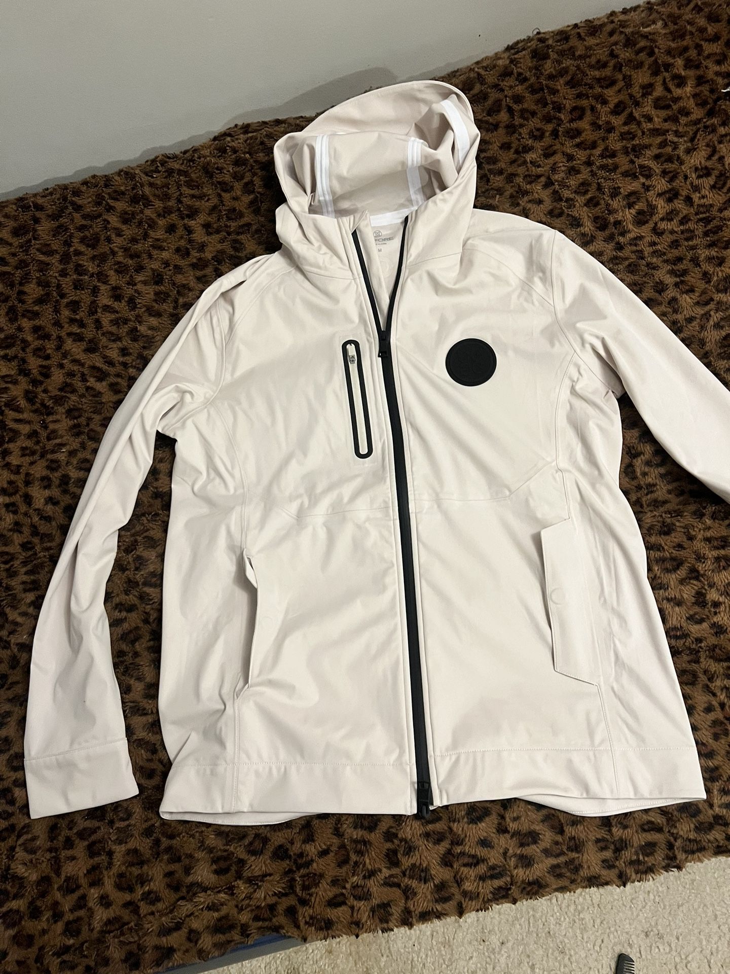 Brand Never Used G/Fore Men’s Cream Hoodie Jacket Size m $60