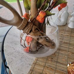 Flowers Pot With Decor 