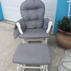 Gliding Chair and Ottoman 