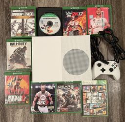 Xbox One S 500GB Bundle + 9 Games + Controller