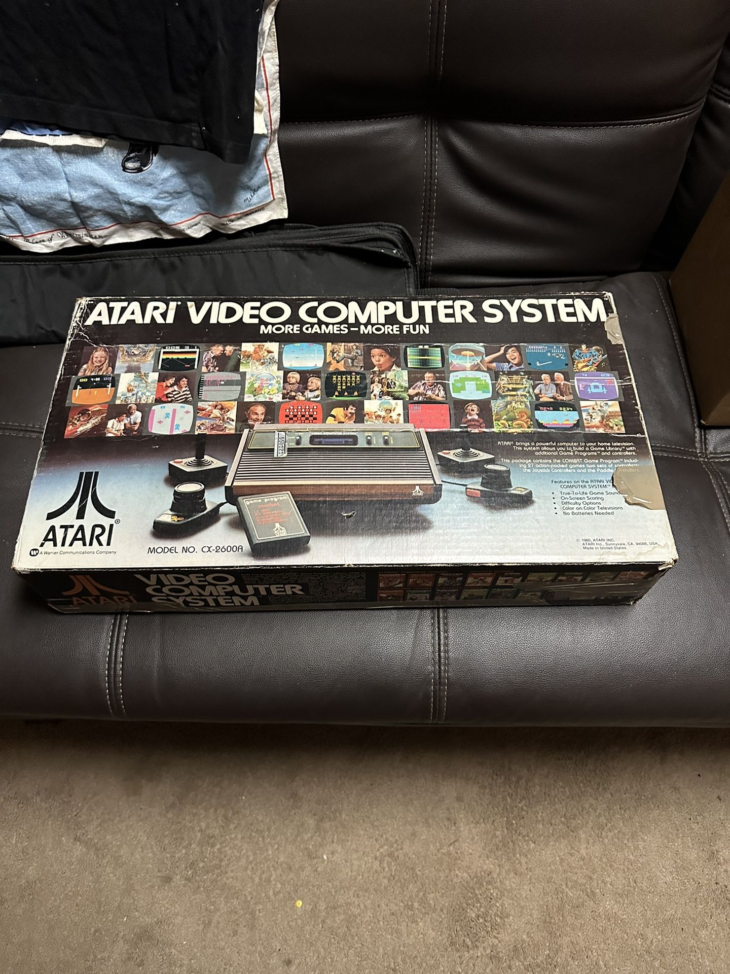 Atari 2600 In Original Box with Extras