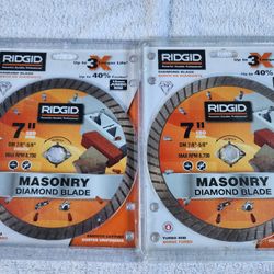 Rigid 7" Masonry Diamond Blades