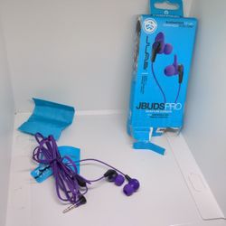 JBuds Pro JLab Black/Purple - Open Box - Tested