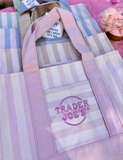 Stripe Trader Joe’s mini totes