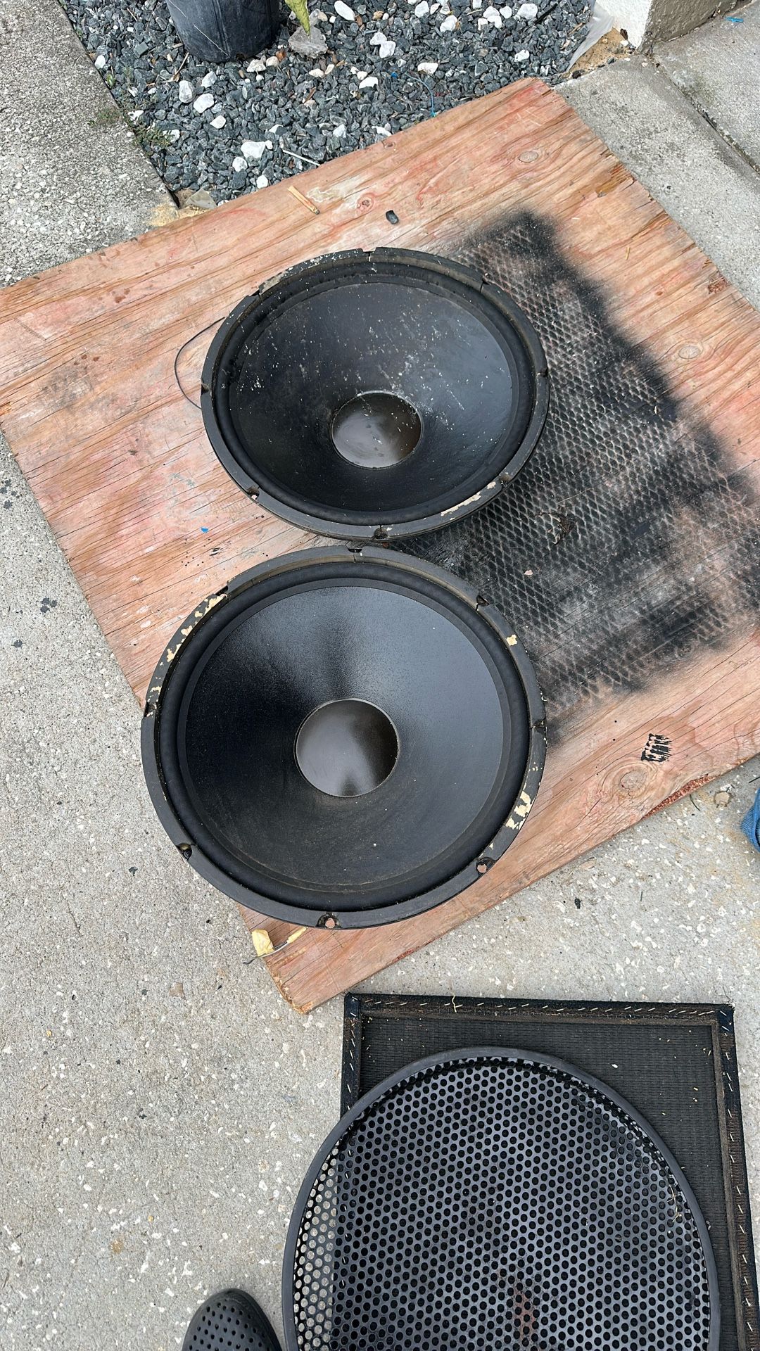 Very Nice 18” Realistic Sub Woofers In Good Working Conditions