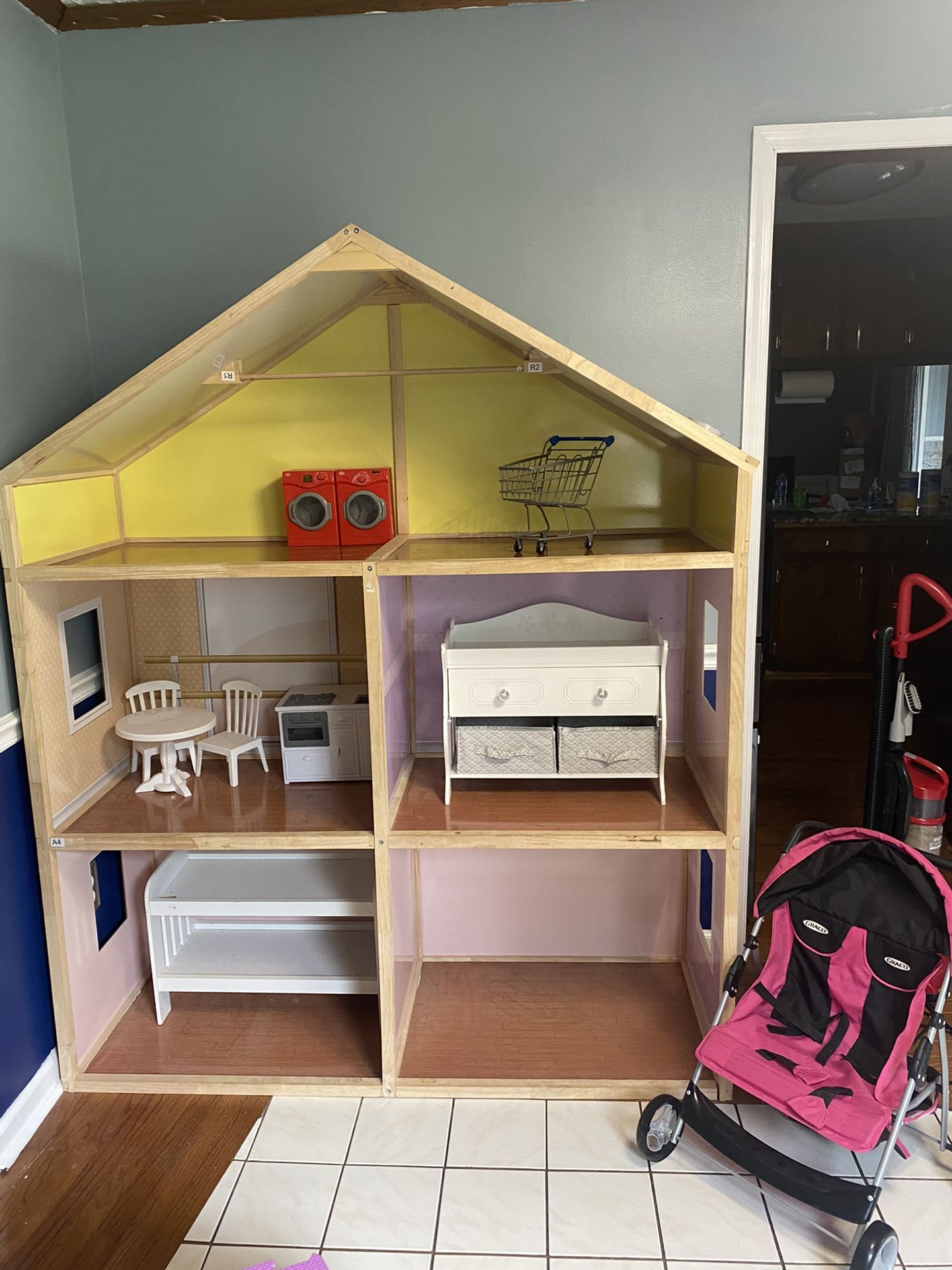 American girl extremely large doll house