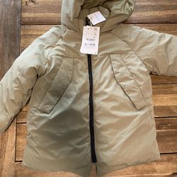 New Zara Toddler Puffer Jacket Size 3/4.