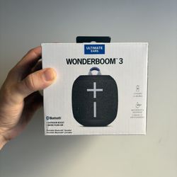 Ultimate Ears Wonderboom 3 Bluetooth Speaker Sealed New in Box