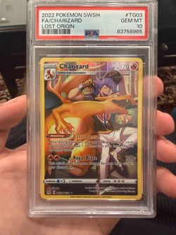 Pokemon Charizard Trainer Gallery Lost Origin PSA 10
