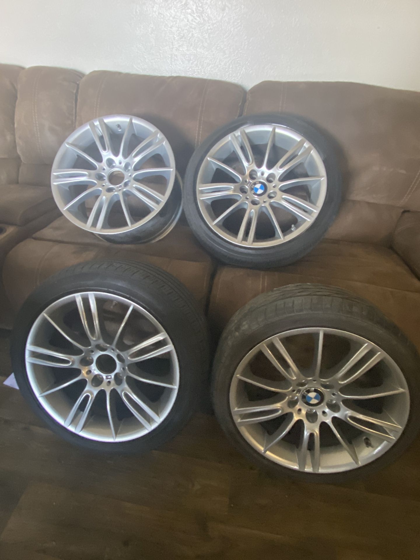 Genuine BMW MV3 Alloy Wheels 193M 18" E46 F20 F21 E90 E91 E92 E93 LIKE NEW