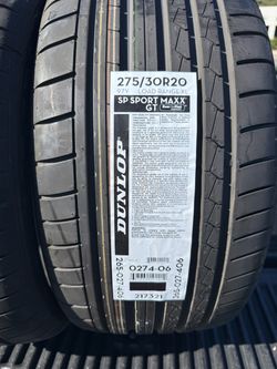 275/30/20 Dunlop Sport Maxx GT DSST RunFlat/ BRAND NEW