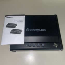 SentrySafe QAP1E Gun Pistol Safe with Digital Keypad, 0.08 cu ft