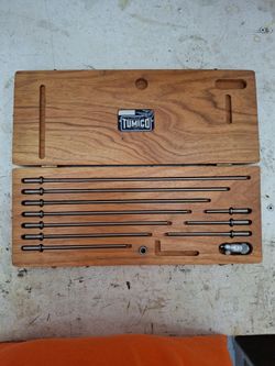 Tumico Tubular Micrometer Set with Wooden Case