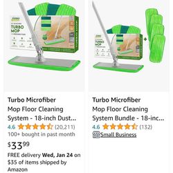 6 Cleaning Mops 