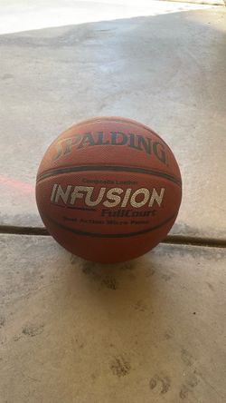 Leather Basketball with Mini Pump