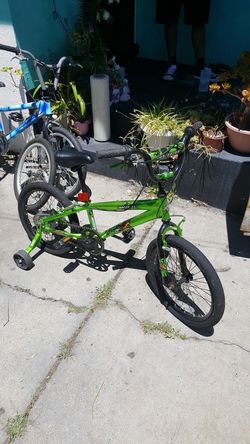 green bike