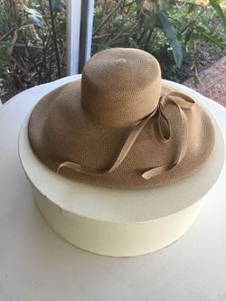 Fabulous ERIC JAVITZ wide brim hat. PLEASE SEE ALL PHOTOS