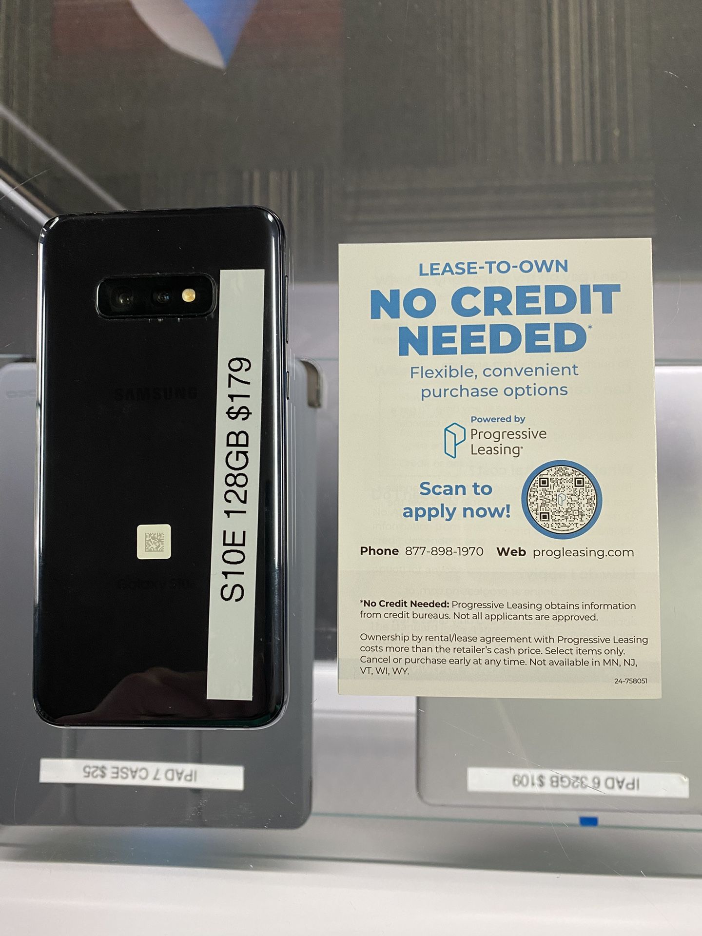 SAMSUNG S10E 128GB $50 DOWN NO CREDIT CHECK