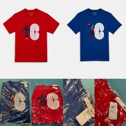 Coach x Marvel Spider-Man & Captain America T Shirts Size Medium Brand New With Tags