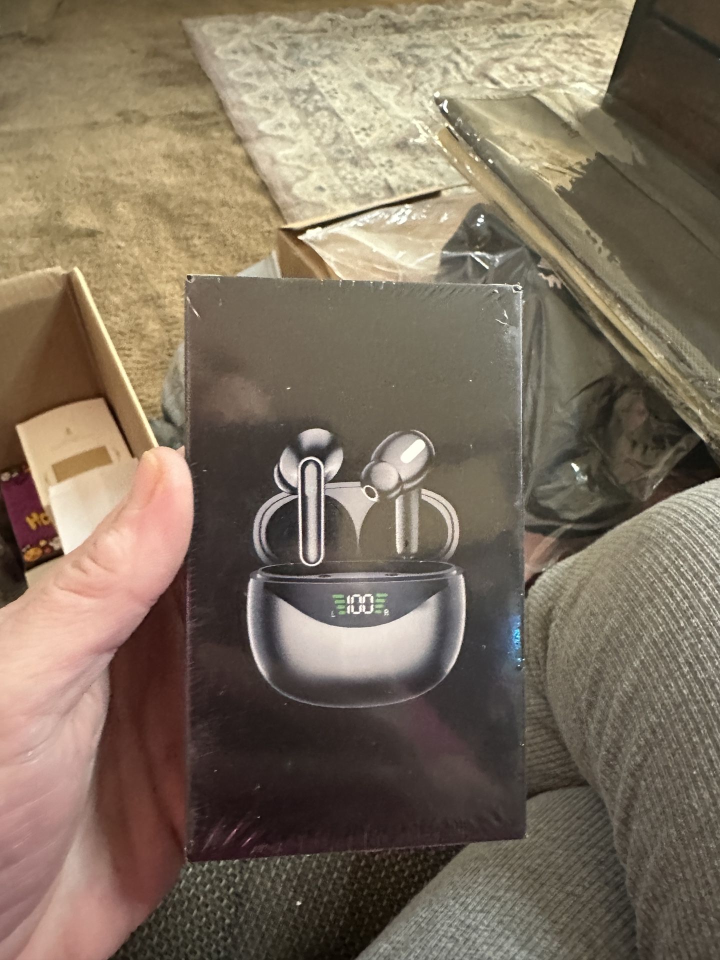 Wireless Earbuds For Music, Stereo Headset, Touch Control In Ear, Earphones Sport Headphones LED Digital Display Charging Case