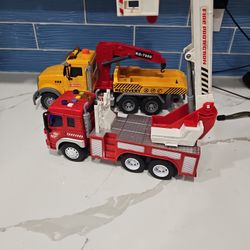  2 Trucks  Toll Truck 1 Fire Department Truck  