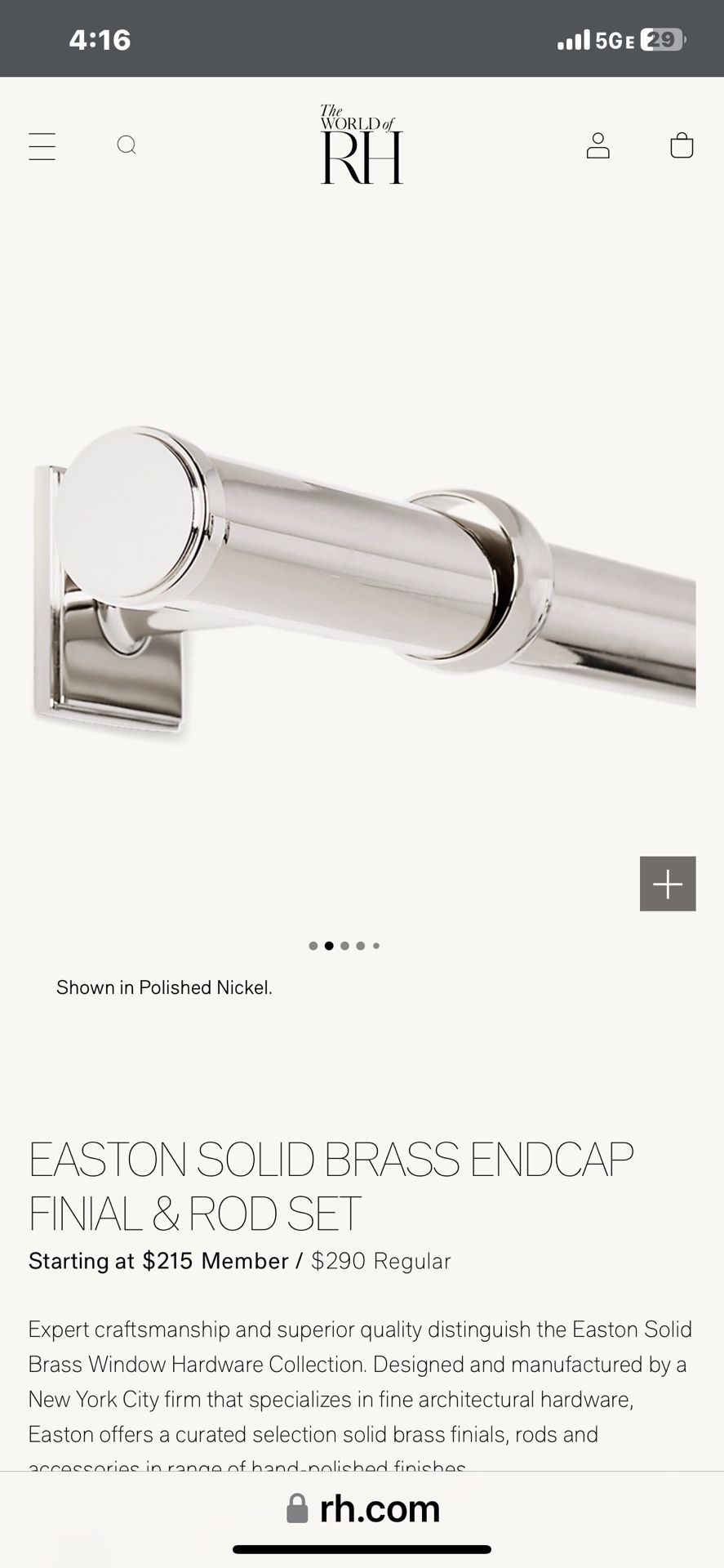 Restoration Hardware Curtain Rods Linen Drapes