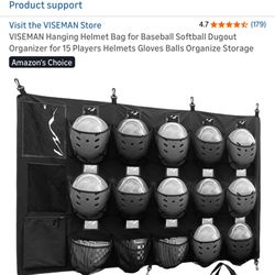 Softball/Baseball Helmet Organizer