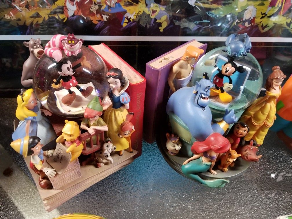 Disney snowglobes and collectibles