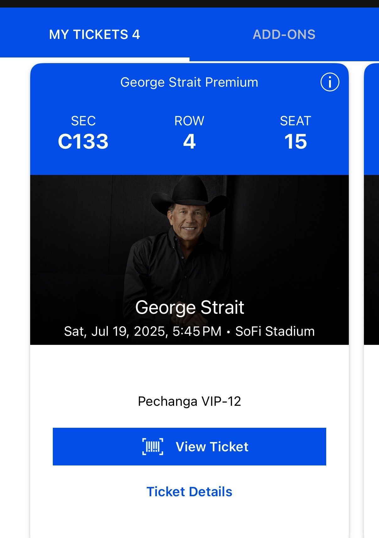 George Straight, Chris Stapleton Sofi Stadium