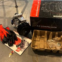 A/C Compressor Compatible W Freightliner Cat C10