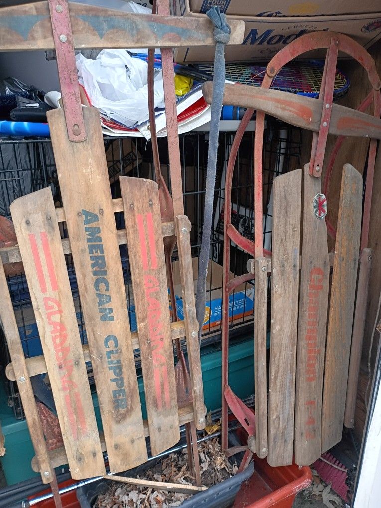 2 Antique Sleds