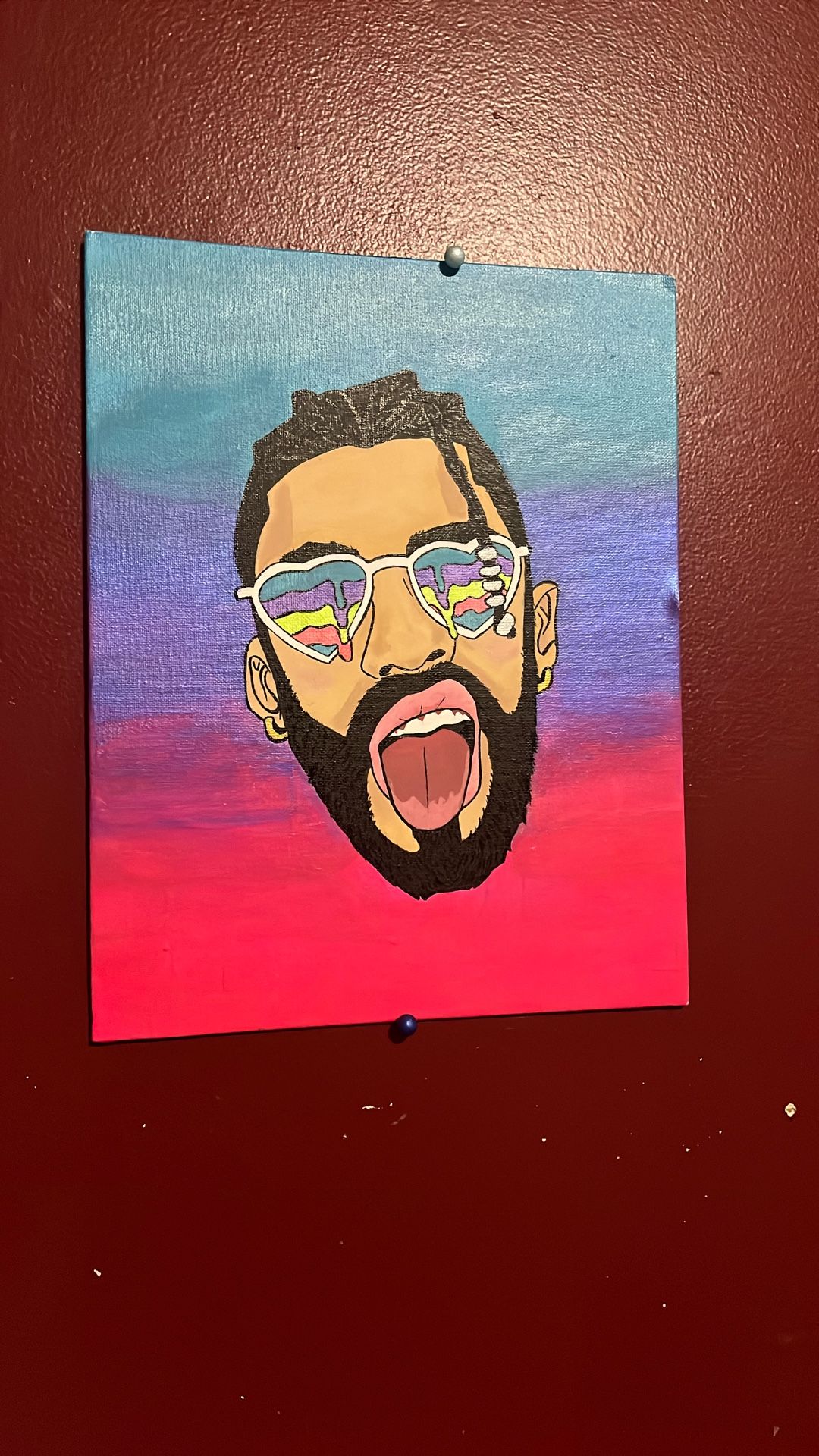 Bad Bunny Painting