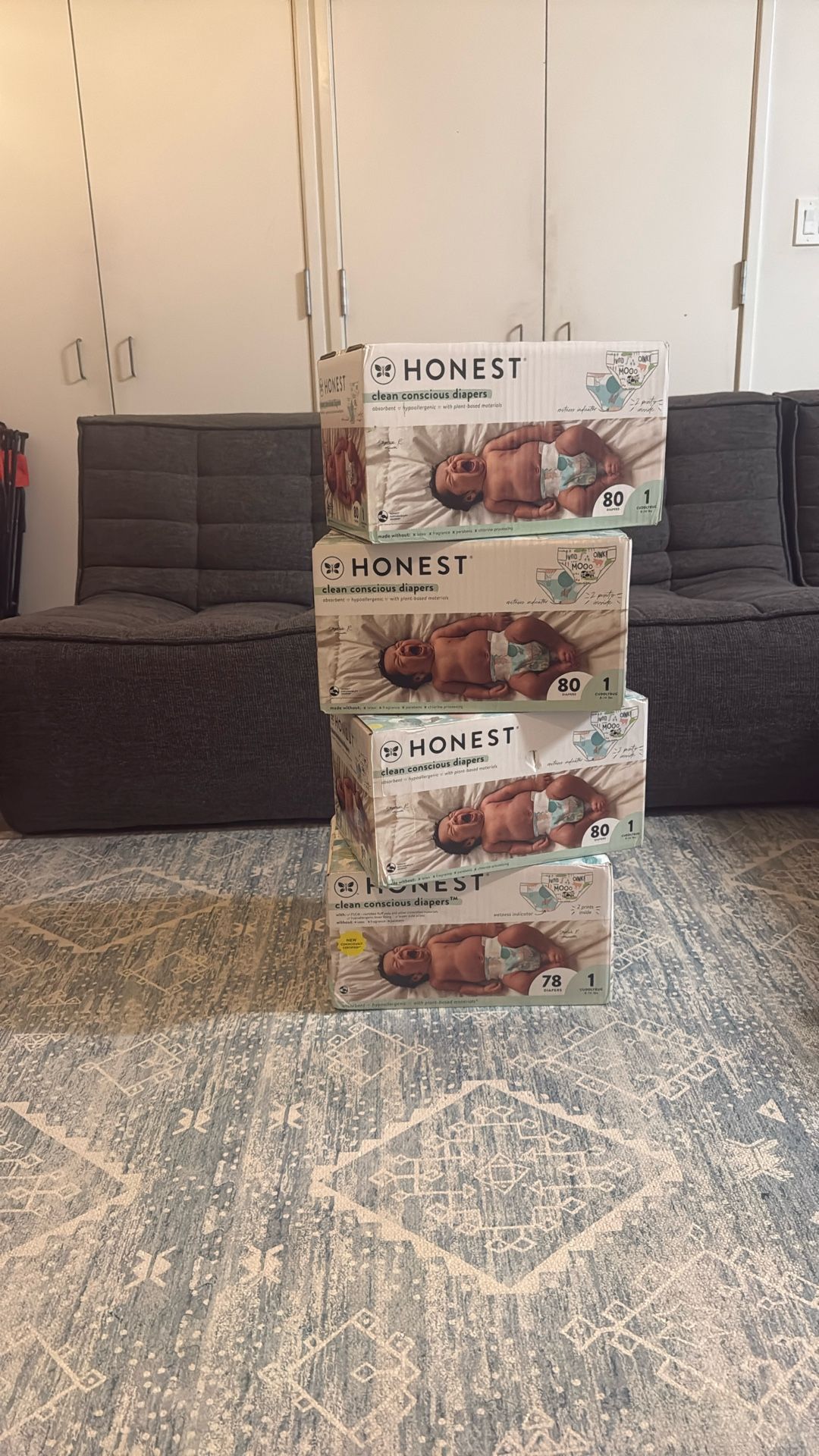 Honest Diapers Size 1 Case