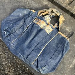 Blue denim accessory
