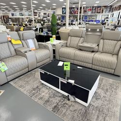 New Power Sofa And Loveseat For $51 Downpayment