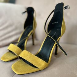 Mustard Yellow Heels