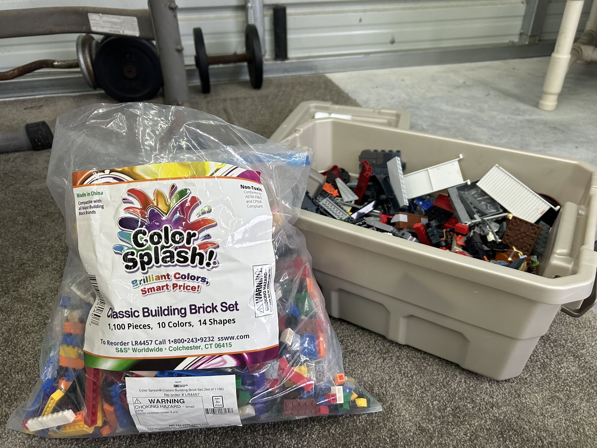 Legos/color Splash Building Bricks