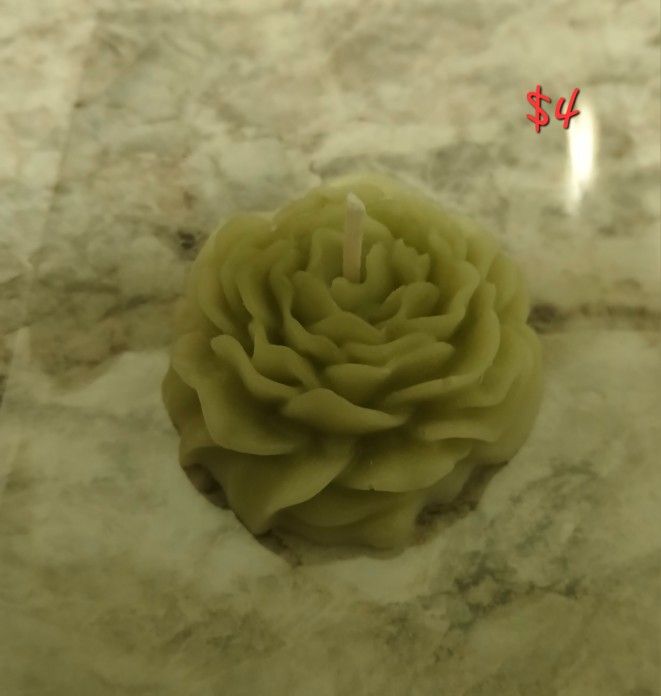 Unscented Flower Candles
