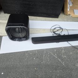 Roku Smart 4k Soundbar & Wireless Subwoofer 