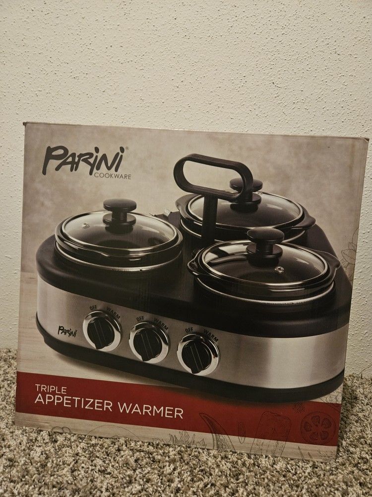 Triple Appetizer Warmer (New)