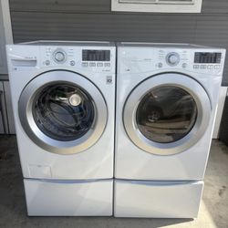 Washer and Dryer Set LG