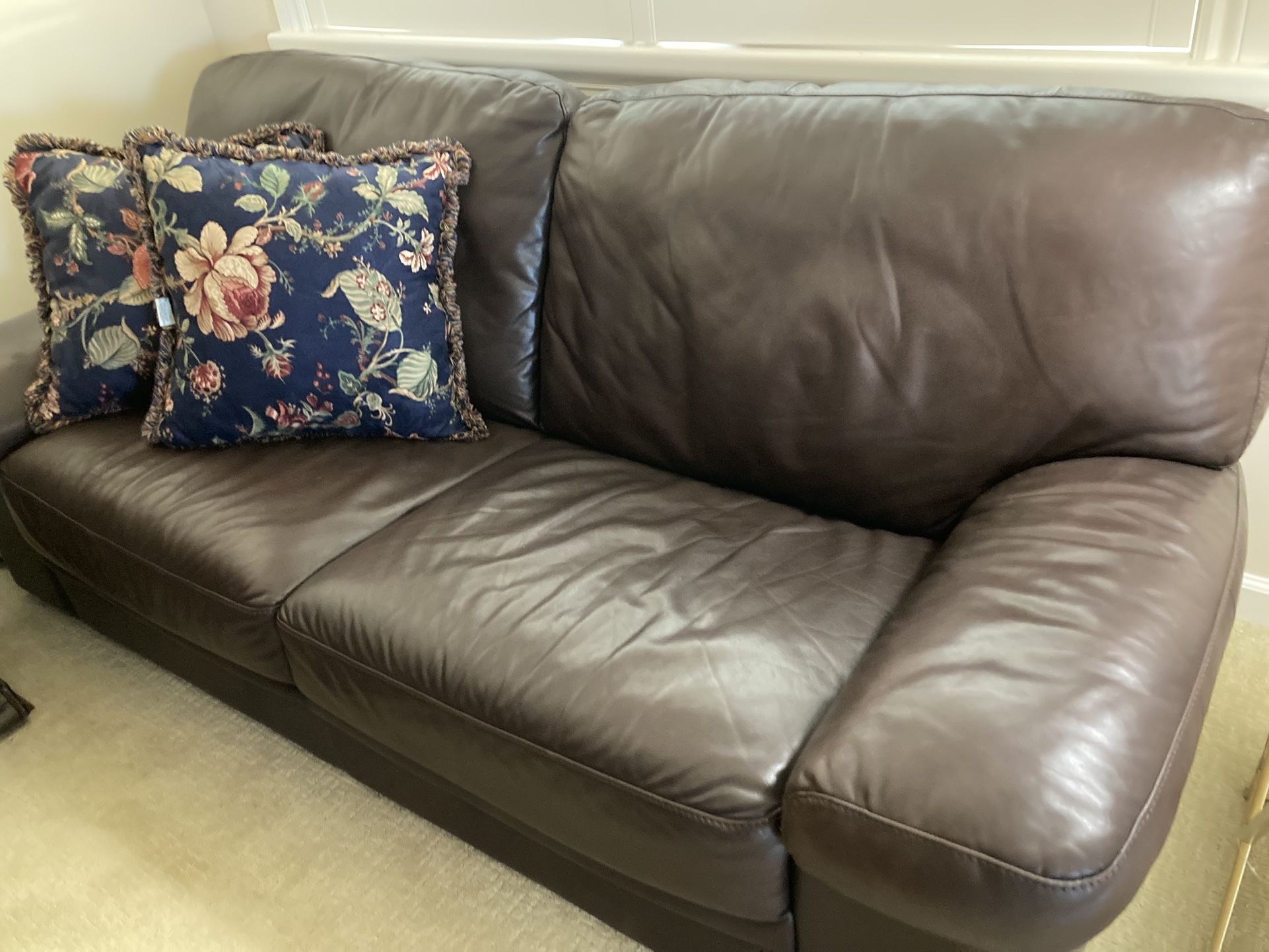 Natuzzi Italian Leather Sofa